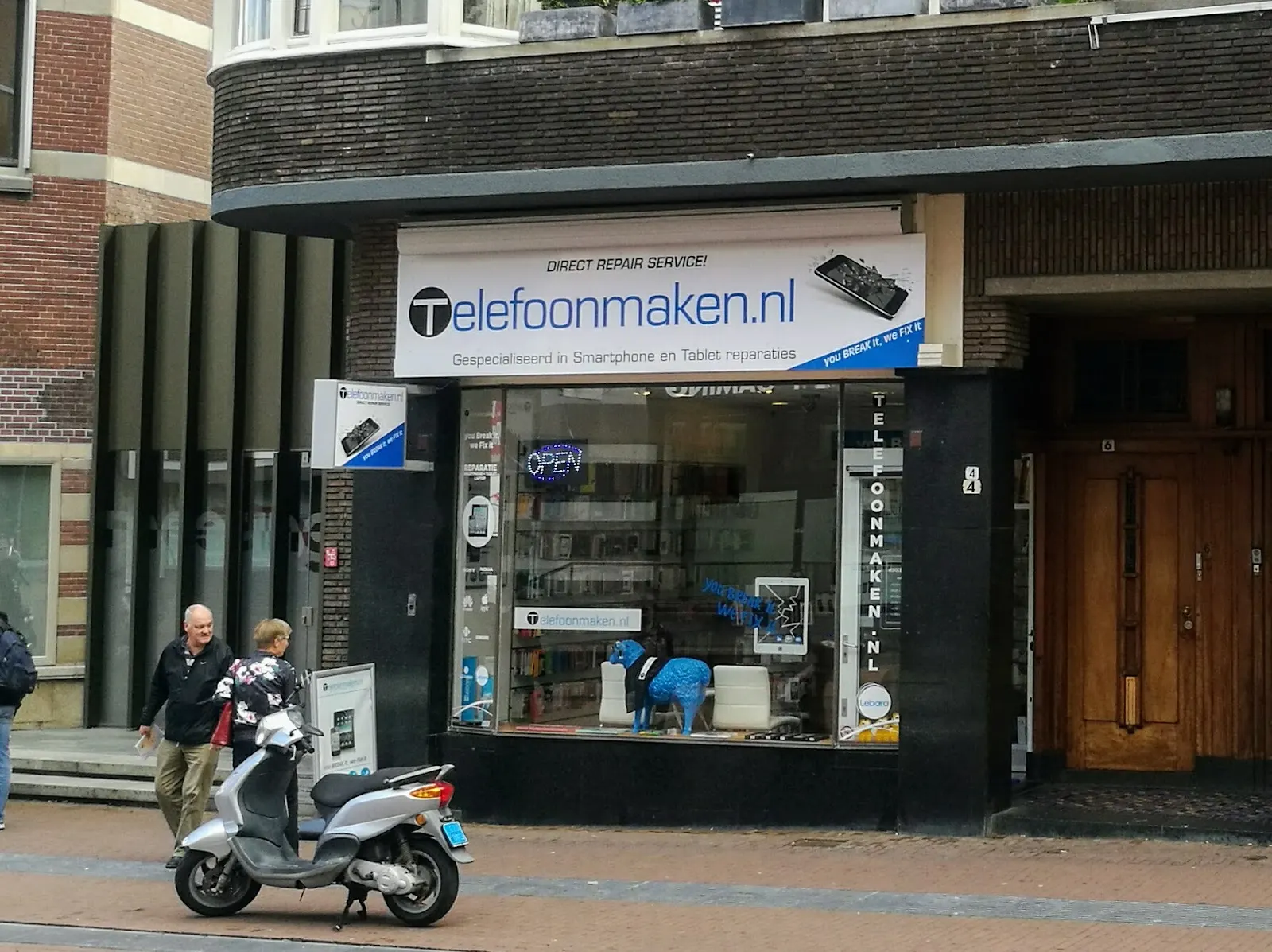 Winkelpui aan de Johan de Wittstraat